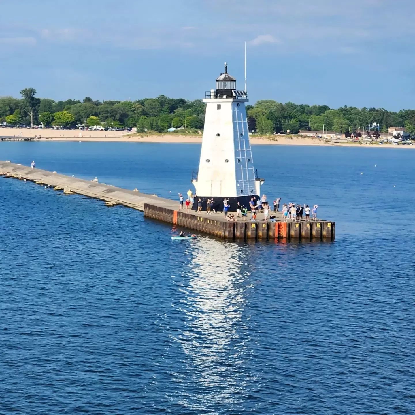 North Breakwater Light Open for Season - Pure Ludington