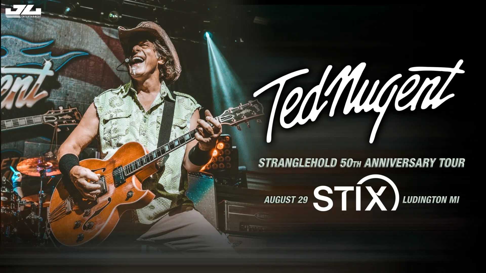 Ted Nugent Stranglehold 50th Anniversary VMAs Tour at Stix - SOLD